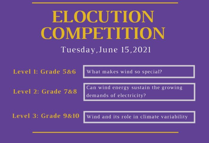 Elocution Competition